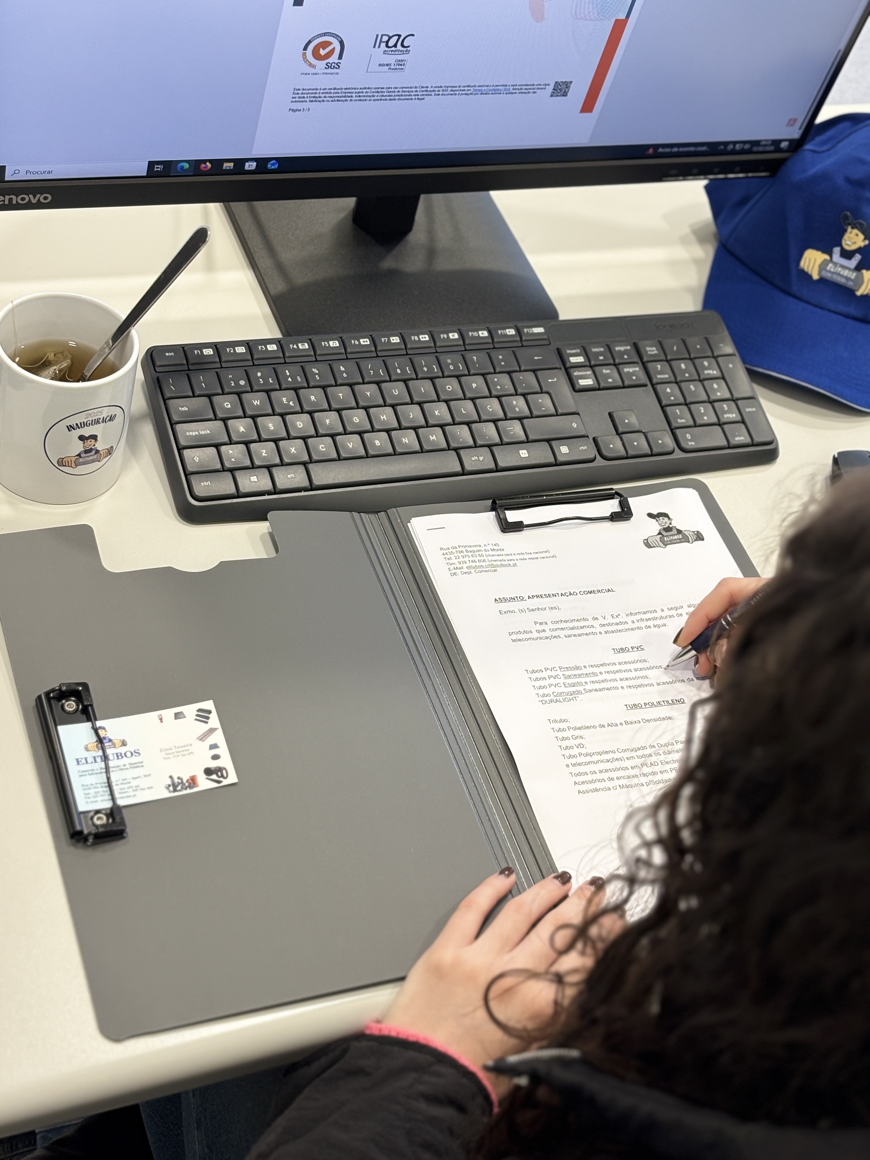 Apoio técnico Elitubos